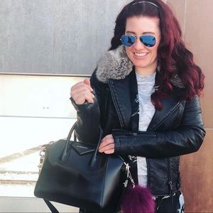 Givenchy Small Antigona Black Shiny Lord Calfskin